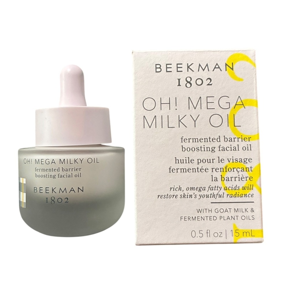 Beekman 1802 Oh! Mega Milky Oil Fermented Facial Oil 0.5oz Goat Milk NIB Mini